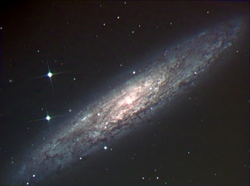 Silver Coin Galaxy with GSTAR-EX2 low noise camera