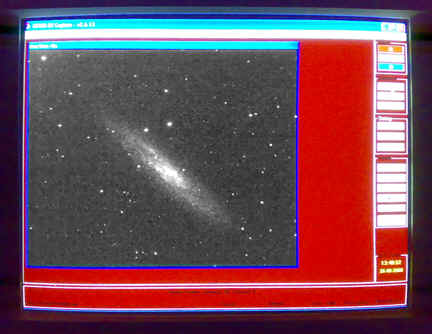Live on screen view from GSTAR-EX